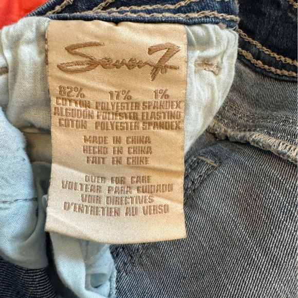 Seven7 Slim Straight Leg Faded Jeans - Picture 10 of 10